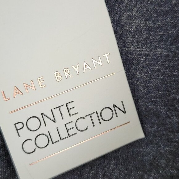 Lane Bryant Pants Womens 18/20 Gray High Rise Ponte Leggings (36x28) NWT - Picture 10 of 11